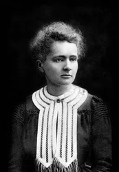 fransk fysiker Marie Curie (1867-1934) fysik Nobelpris i 1903, kemi Nobelpris i 1911, foto af Eugene Pirou