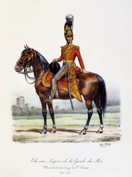 Lette heste fra Kongens Garde, Maréchal-des-Logis de 1er Classe, 1814-15