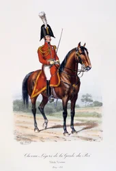 Lette Heste af Kongens Garde, Lille Uniform, 1814-15