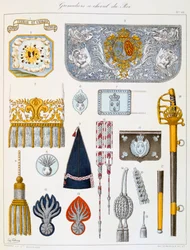 Kongens Heste Grenadier, Insignia