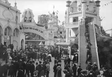 Luna Park, 1909 (nitrat negativ)