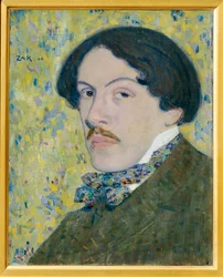 Portrait du peintre Leopold Gottlieb - Portræt af maleren Leopold Gottlieb ...