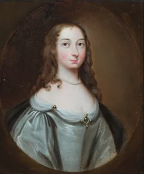 Portræt af Abigail Stephens, Lady Harley (olie på papir)