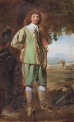Portræt af John Ashburnham (olie på papir)