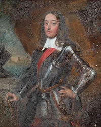 Portræt af Sir Edward Harley (olie på papir)
