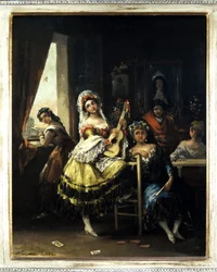Maja med guitar