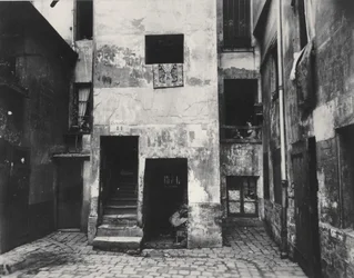 Gård, 41 rue Broca, Paris, 5. arrondissement, 1912 (albumen-sølvprint)