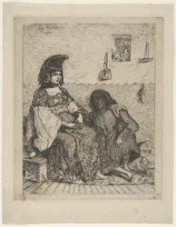 En jødisk brud i Tanger, 1833., 1833.