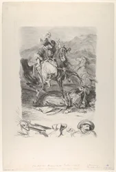 Kampen mellem Giaour og Pasha, 1827., 1827.
