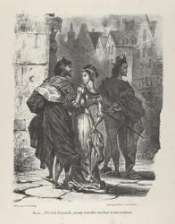 Faust forsøger at forføre Marguerite Goethe, Faust, 1825-27., 1825-27.