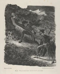 Faust og Mephistopheles i Hartzbjergene Goethe, Faust, 1825-27., 1825-27.
