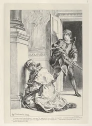 Hamlet forsøger at dræbe kongen, 1834-43., 1834-43.
