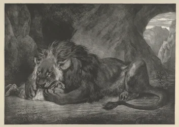 Løve af Atlasbjergene, 1829-30., 1829-30.