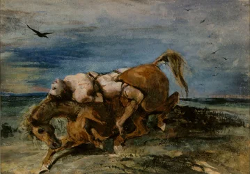 Mazeppa på den døende hest, 1824