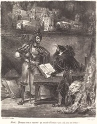 Mephisto viser sig for Faust