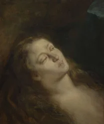 Den hellige Maria Magdalene i ørkenen, 1845