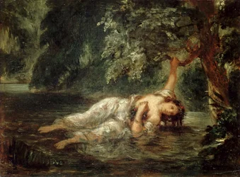 Ofelias død, 1853