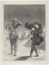 Spøgelset på terrassen, 1843., 1843.