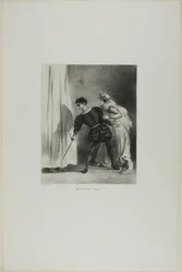 Mordet på Polonius, tavle 9 fra Hamlet