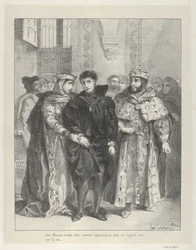 Dronningen forsøger at trøste Hamlet, 1834., 1834.
