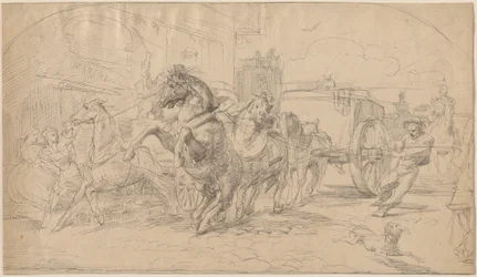 The Runaway Carriage, 1830