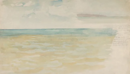 Havet ved Dieppe, ca. 1852-54.