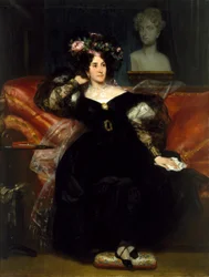 Portræt af Mme Jules-Antoine Droz