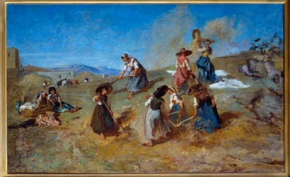 Høstmaleri af Eugene Fromentin (1820-1876) 1875 søn. 0,78x1,2 m Rouen, Musee des Beaux Arts