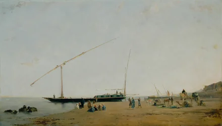 På Nilen, nær Philae, 1871.