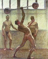 Løftevægte med en arm nummer 2, 1914