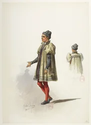 Btv1b84558104 12 - Saint-Saëns - Henry VIII - Maquettes de costumes - Lacoste - 12. kostume