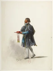 Btv1b84558104 34 - Saint-Saëns - Henry VIII - Maquettes de costumes - Lacoste - 34. Kostume