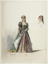 Btv1b84558104 55 - Saint-Saëns - Henrik VIII - Kostumemodeller - Lacoste - 55. Kostume og hovedbeklædning