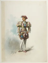 Btv1b84558104 57 - Saint-Saëns - Henry VIII - Maquettes de costumes - Lacoste - 57. Kostume