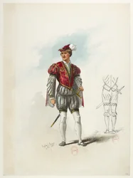 Btv1b84558104 66 - Saint-Saëns - Henry VIII - Maquettes de costumes - Lacoste - 64th Costume