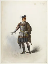 Btv1b84558104 78 - Saint-Saëns - Henrik VIII - Kostumemodeller - Lacoste - 74. Don Gomez de Feria