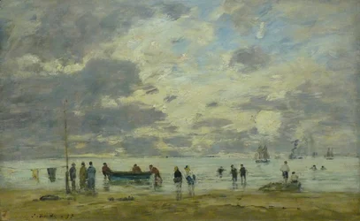 Fransk:  Plage de Deauville Stranden i Deauville