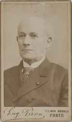 Portræt af Constant-Louis-Jean-Benjamin Jaurès (1823-1889), (admiral, diplomat, politiker)