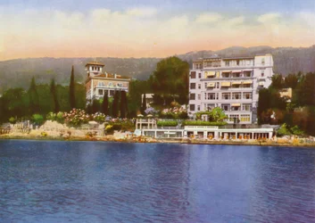 Abbazia, nu Opatija i Kroatien: "Abbazia" Sanatorium, Dr. Szego og Villa Kubelik (foto)