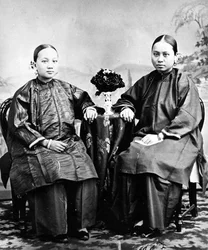 Piger fra Hongkong, ca. 1870