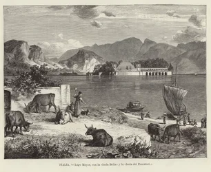Italien - Maggiore-søen med Isola Bella og Isola dei Pescatori