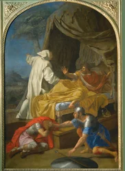 Apparition de Saint Bruno au Comte Roger - Sankt Bruno viser sig for grev Roger ...