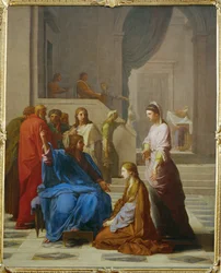 Jesus i Martha og Marias hus (maleri på lærred)
