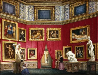 Figurer i et billedgalleri