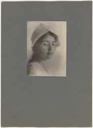 Et studiehoved, 1910 (foto)