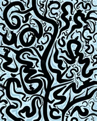 17 dyr gemt i et træ (digital kunst)