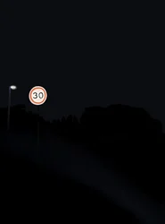Driving The Road At Night # 1 Brooklyn (digital kunst)
