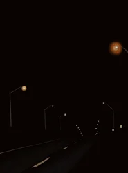 Driving The Road At Night #2 Brooklyn (digital kunst)