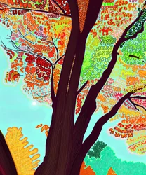 Lasdt Fall tree, 2018 (håndtegnet på en iPad med en Apple-blyant)