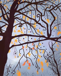 London Planetree , Brooklyn (digital kunst)